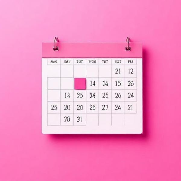 Editorial style digital calendar