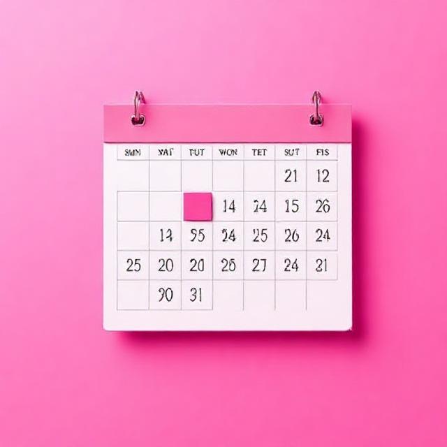 Editorial style digital calendar